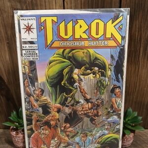 Turok Dinosaur Hunter Comic by Valiant with Bold Colors